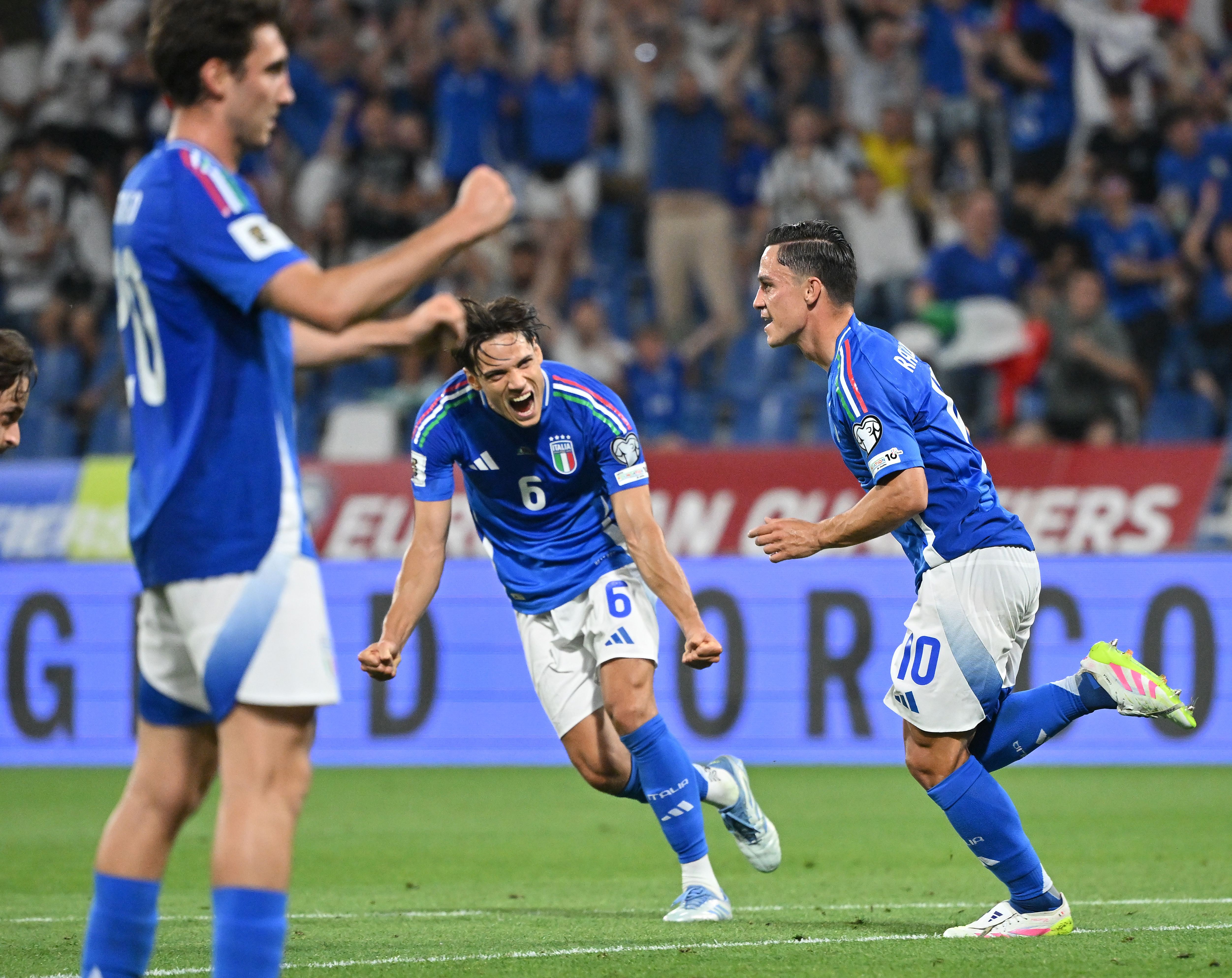 意大利队失利，未能晋级欧预赛下一轮